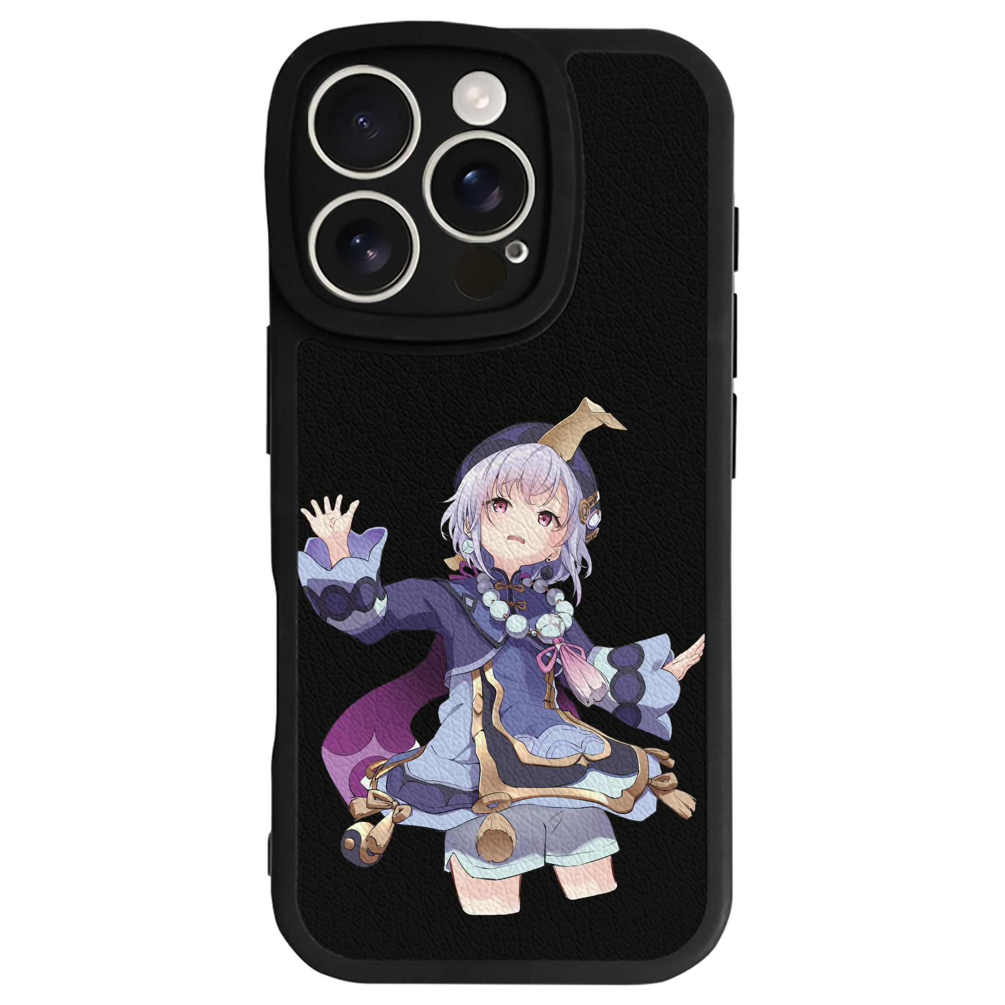 げんし神 七七 なな  genshin Nana 【iPhone 16シリーズ対応】シリコンスマホケース（レザー調） 材質：シリコン